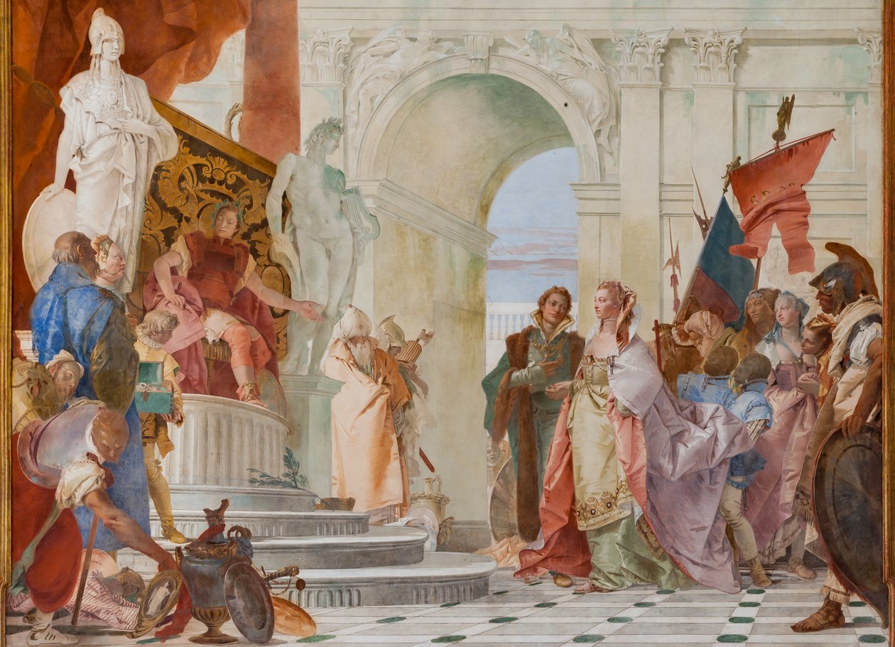 Scipio Africanuksen suurläheisyys (yksityiskohta) tekijältä Giovanni Battista Tiepolo