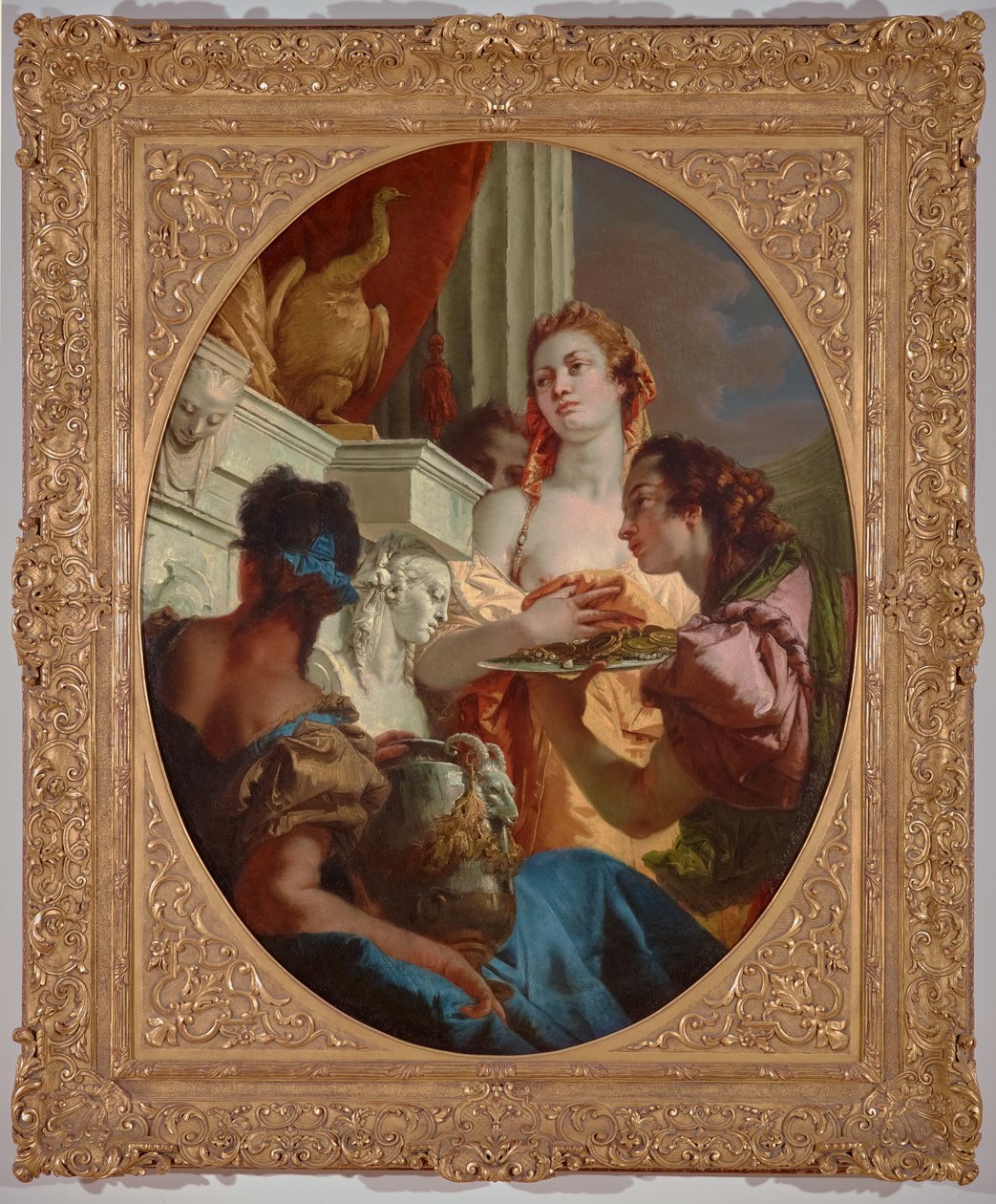 Roomalaiset matronit uhraamassa Junolle 1745 (Öljy kankaalle) tekijältä Giovanni Battista (1696 1770) Tiepolo
