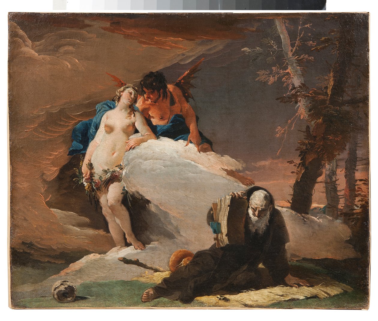 Pyhän Antonius apottin kiusaukset tekijältä Giovanni Battista Tiepolo