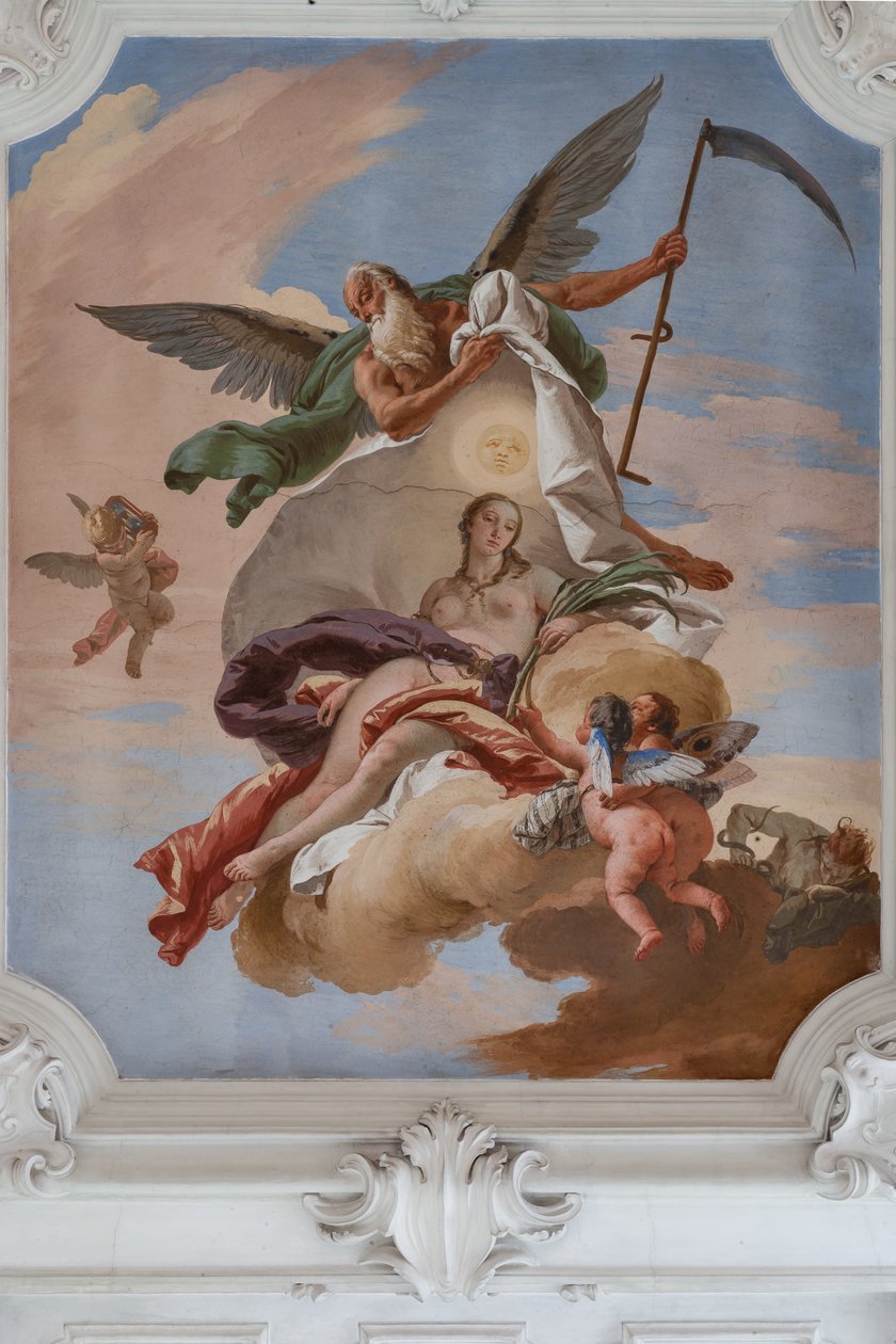 El temps descobreix Truthfinnish tekijältä Giovanni Battista Tiepolo