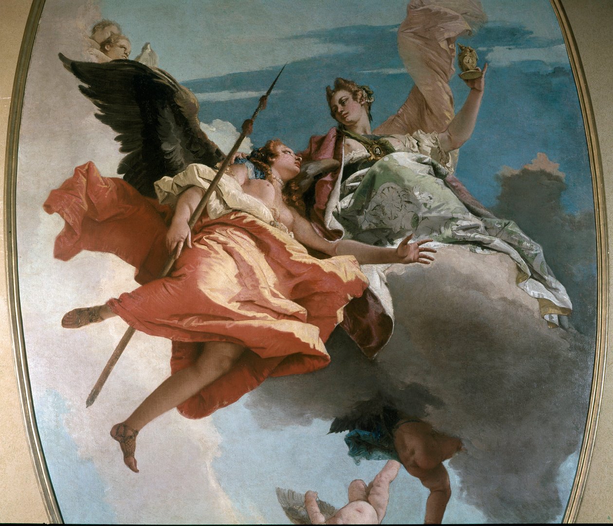 Giambattista Tiepolon (1696-1770) 1743 Sun. 479x251 cm Udine, Museo Civico tekijältä Giovanni Battista Tiepolo