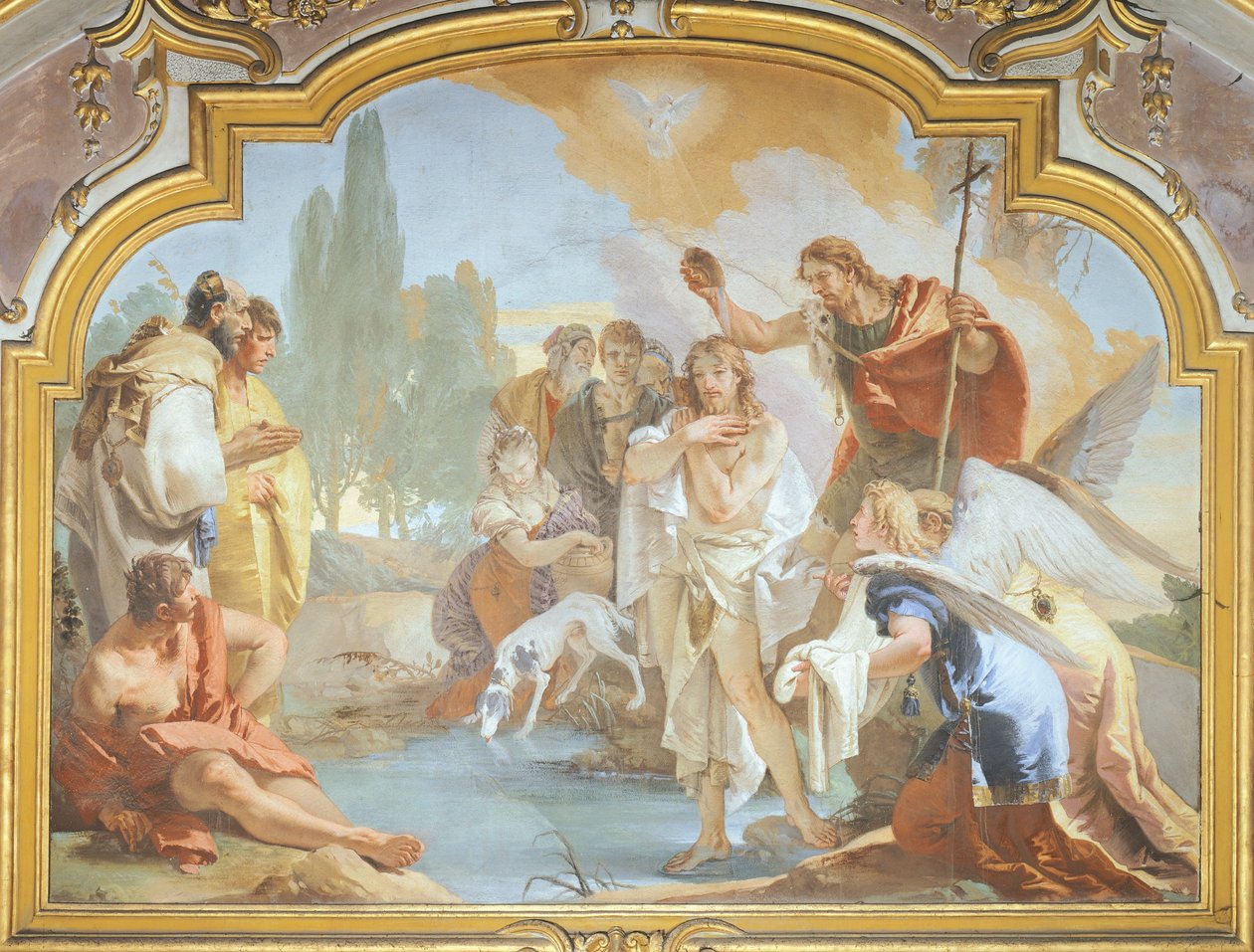 Kristuksen kaste (fresko) tekijältä Giovanni Battista Tiepolo
