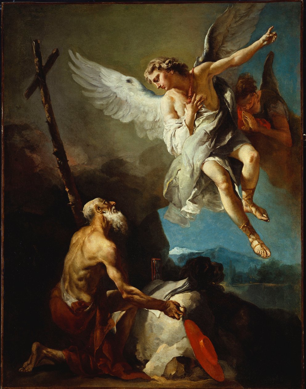 Pyhän Hieronymuksen näky (öljy kankaalle) tekijältä Giovanni Battista Tiepolo