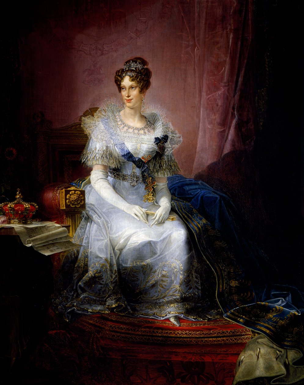 Parman herttuattaren Marie Louisen muotokuva (Wien tekijältä Giovanni Battista Borghesi