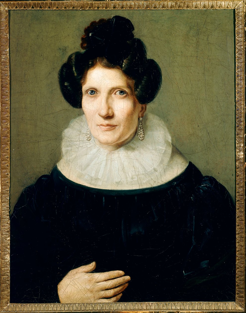 Muotokuva Marie Louisesta Habsbourg Lorrainesta, ranskalaisten imperatriceista (1791-1847) 50-vuotiaana (1791-1847) tekijältä Giovanni Battista Borghesi