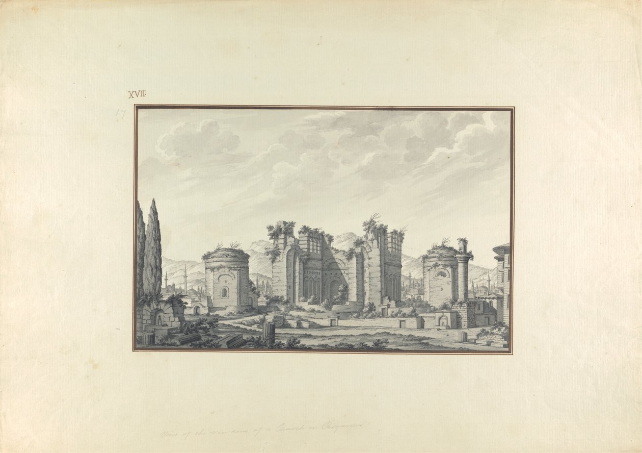 A basílica em Pergamonfinnish tekijältä Giovanni Battista Borra