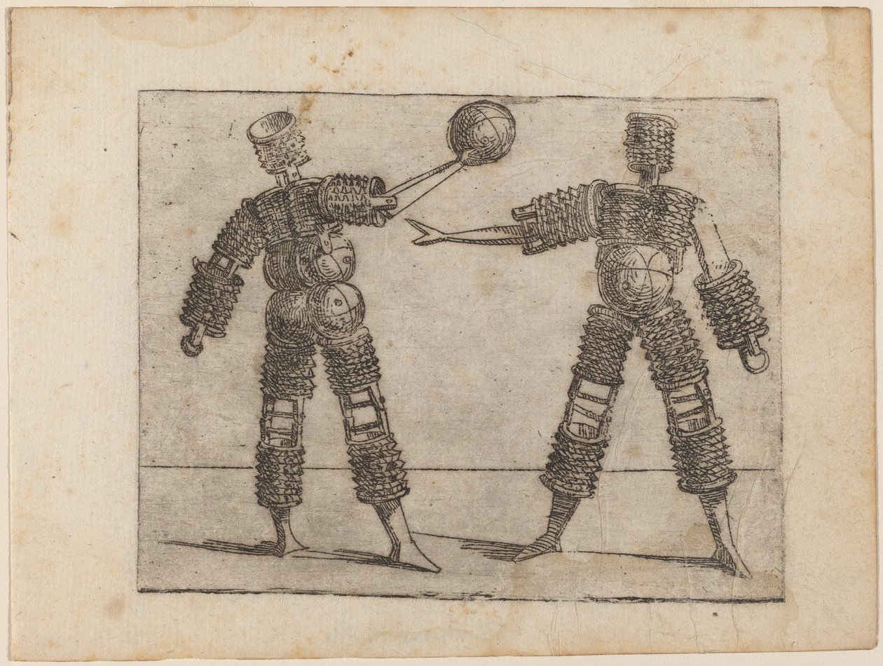 Teoksesta "Bizzarie di different figures" tekijältä Giovanni Battista Bracelli