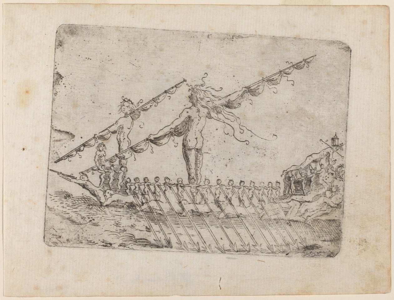 Teoksesta "Bizzarie di different figures" tekijältä Giovanni Battista Bracelli