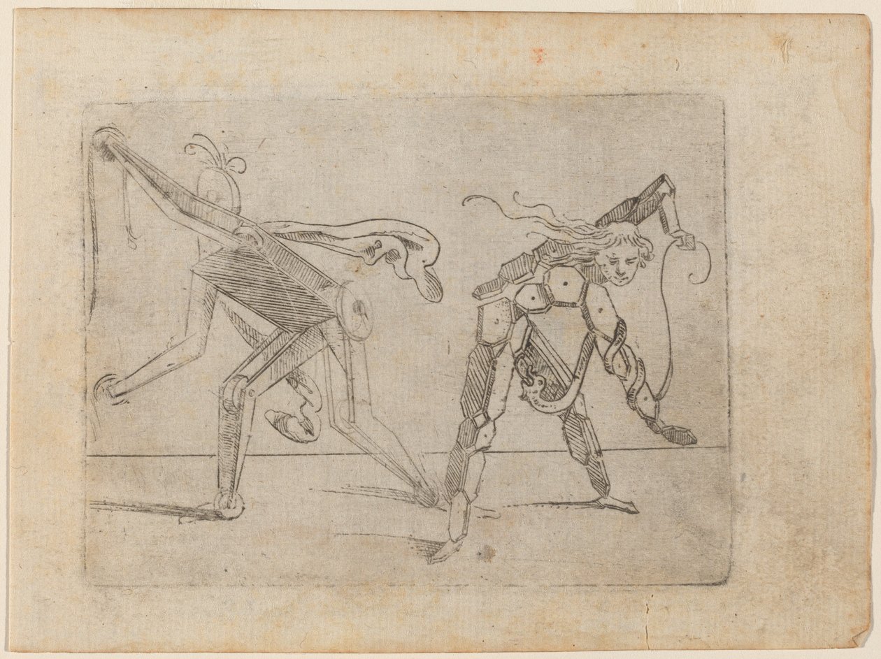Teoksesta "Bizzarie di different figures" tekijältä Giovanni Battista Bracelli