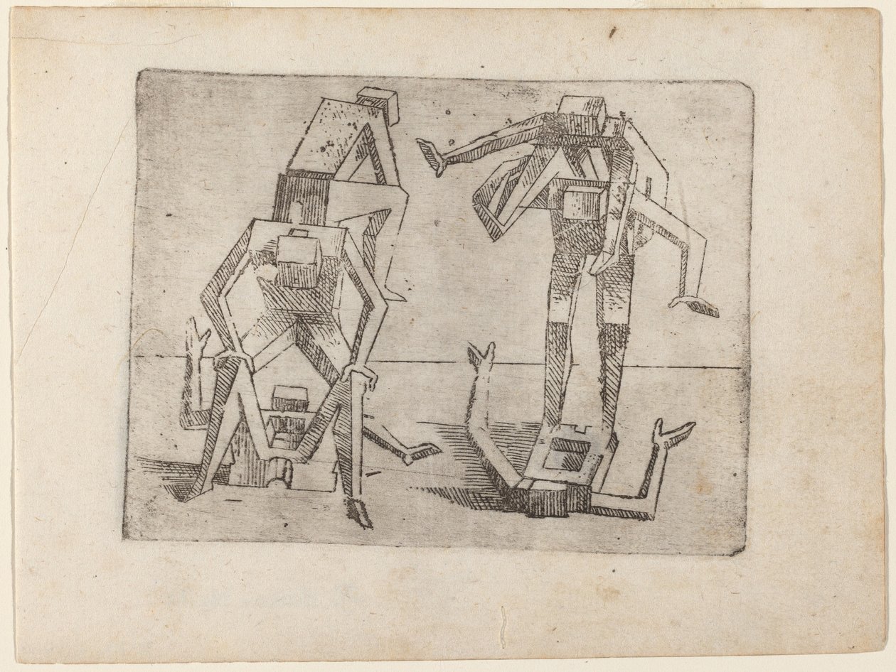 Teoksesta "Bizzarie di different figures" tekijältä Giovanni Battista Bracelli