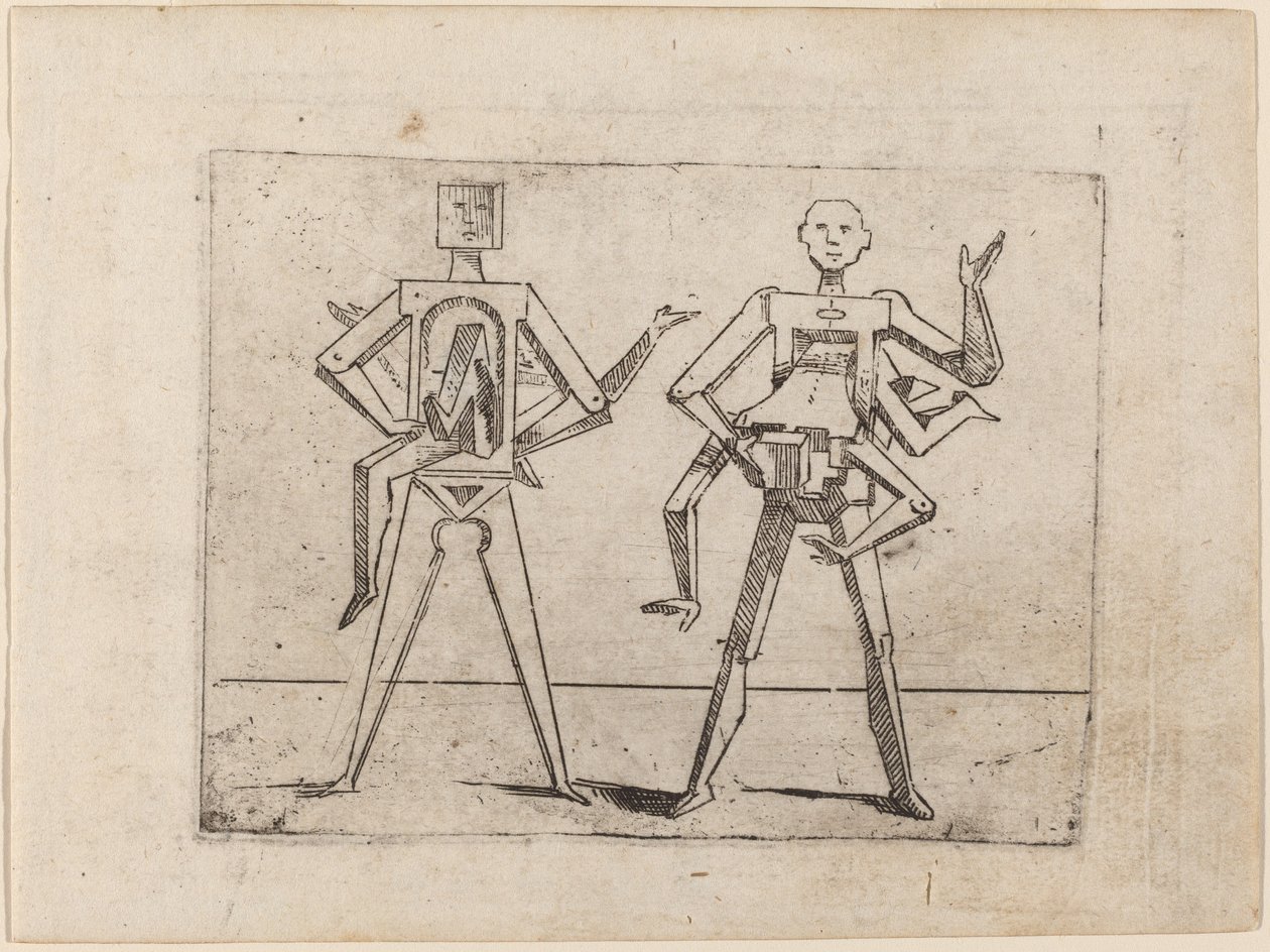 Teoksesta "Bizzarie di different figures" tekijältä Giovanni Battista Bracelli