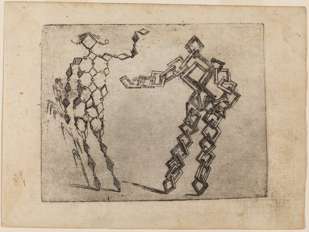Teoksesta "Bizzarie di different figures" tekijältä Giovanni Battista Bracelli