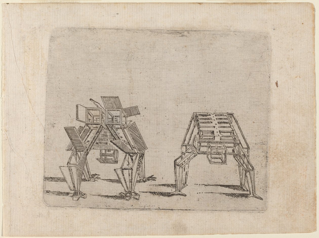 Teoksesta "Bizzarie di different figures" tekijältä Giovanni Battista Bracelli