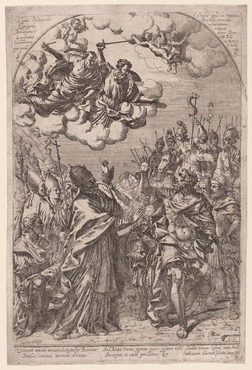 Attila Rooman porteilla tekijältä Giovanni Battista Bracelli, after Alessandro Algardi