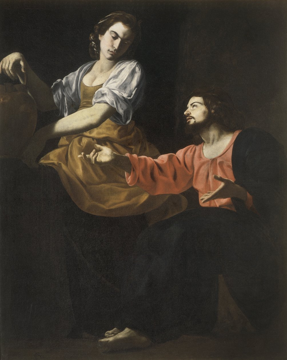 Samarialainen kaivolla tekijältä Giovanni-Battista Caracciolo