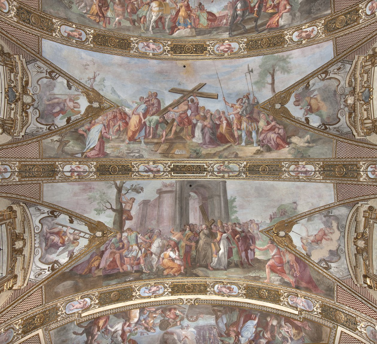 Pyhän ristin tarinoita, 1631-32 tekijältä Giovanni Battista Carlone