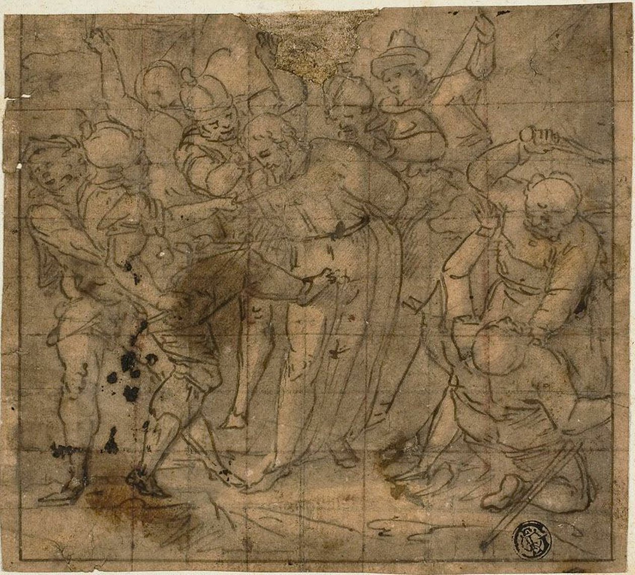 Kristuksen pilkkaaminen tekijältä Giovanni Battista Castello