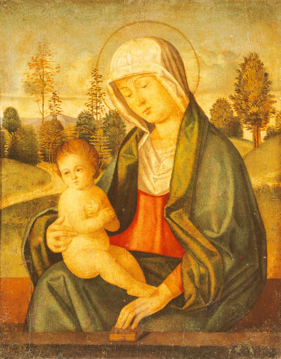 Madonna ja lapsi (maalaus) tekijältä Giovanni Battista Cima da Conegliano