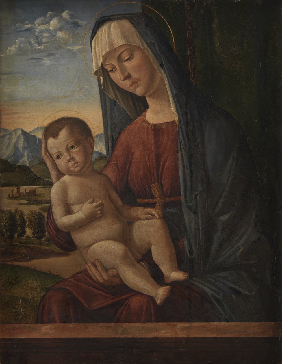 Madonna ja lapsi tekijältä Giovanni Battista Cima da Conegliano