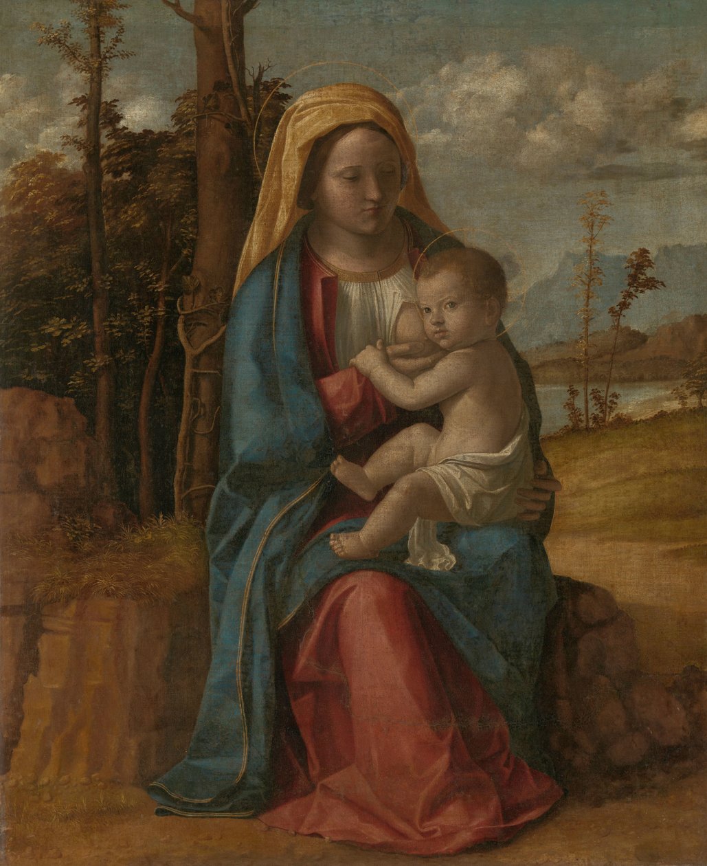Madonna ja lapsi tekijältä Giovanni Battista Cima da Conegliano