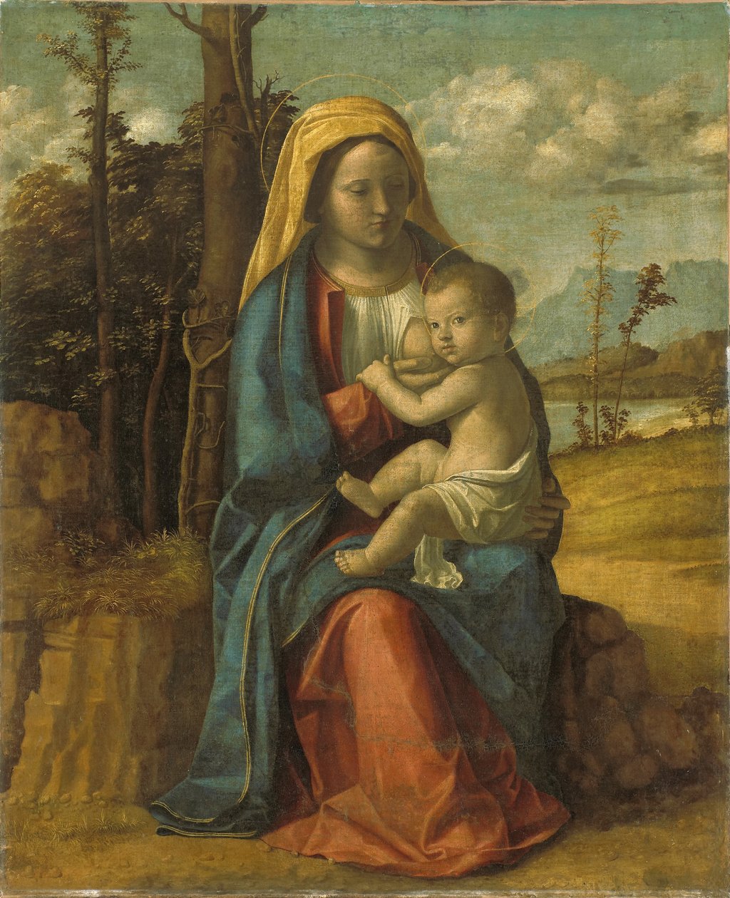 Madonna ja lapsi tekijältä Giovanni Battista Cima da Conegliano