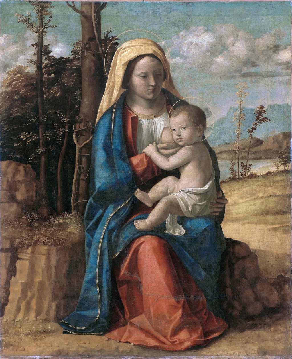 Madonna ja lapsi tekijältä Giovanni Battista Cima da Conegliano