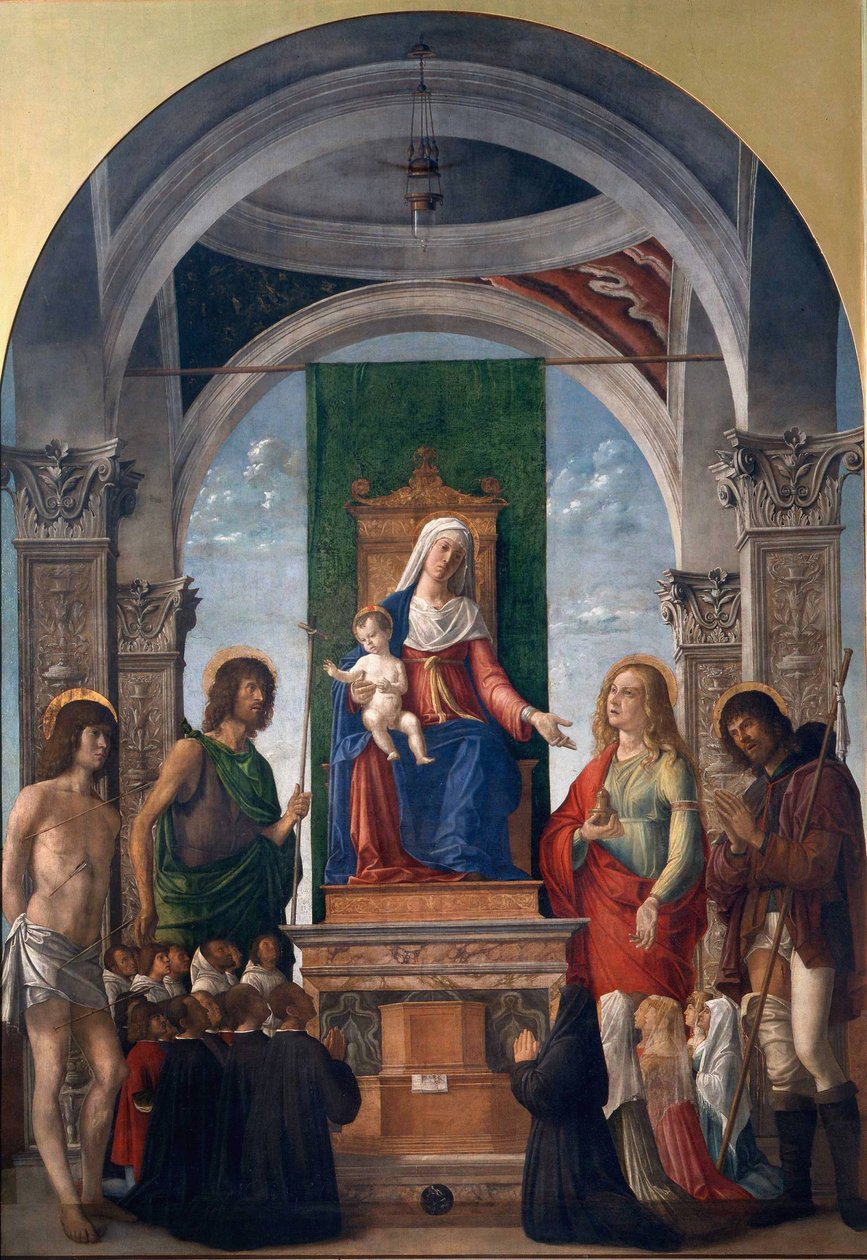 Pyhä keskustelu tekijältä Giovanni Battista Cima da Conegliano