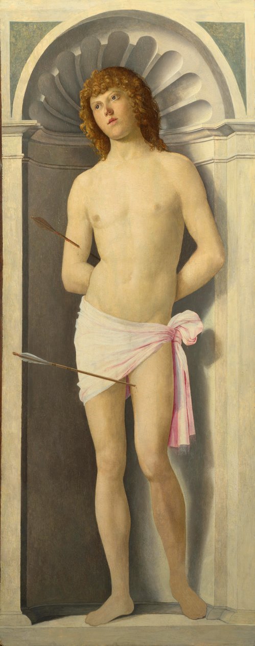 Pyhä Sebastian tekijältä Giovanni Battista Cima da Conegliano