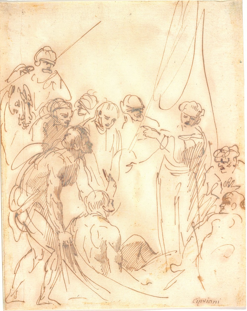 St. Pietari parantaa (?) tekijältä Giovanni Battista Cipriani