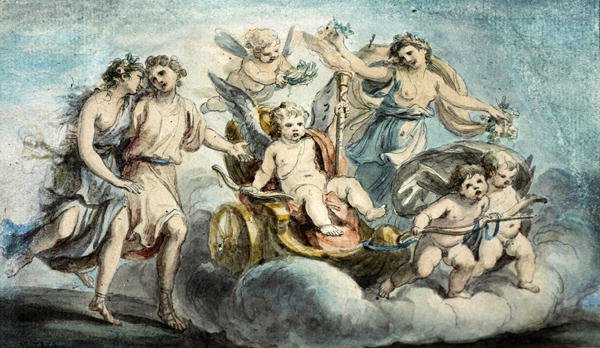 Cupidon voitto (wc) tekijältä Giovanni Battista Cipriani