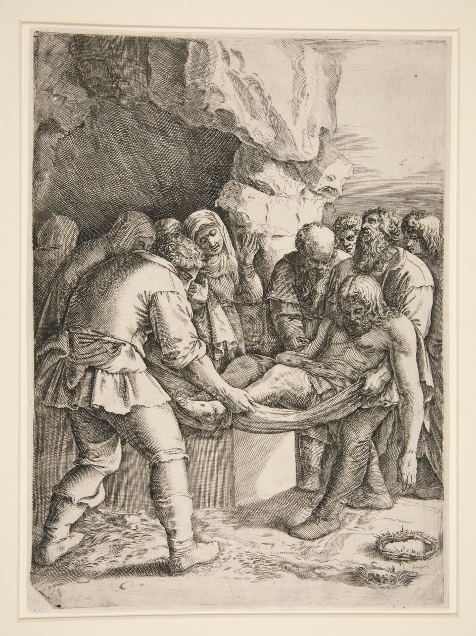 Hautaus tekijältä Giovanni Battista Franco (called Il Semolei)