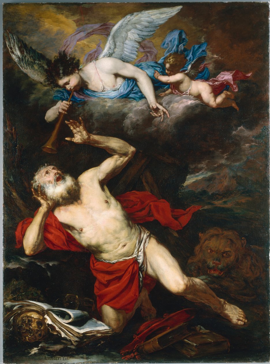 Pyhän Hieromuksen visio tekijältä Giovanni Battista Langetti