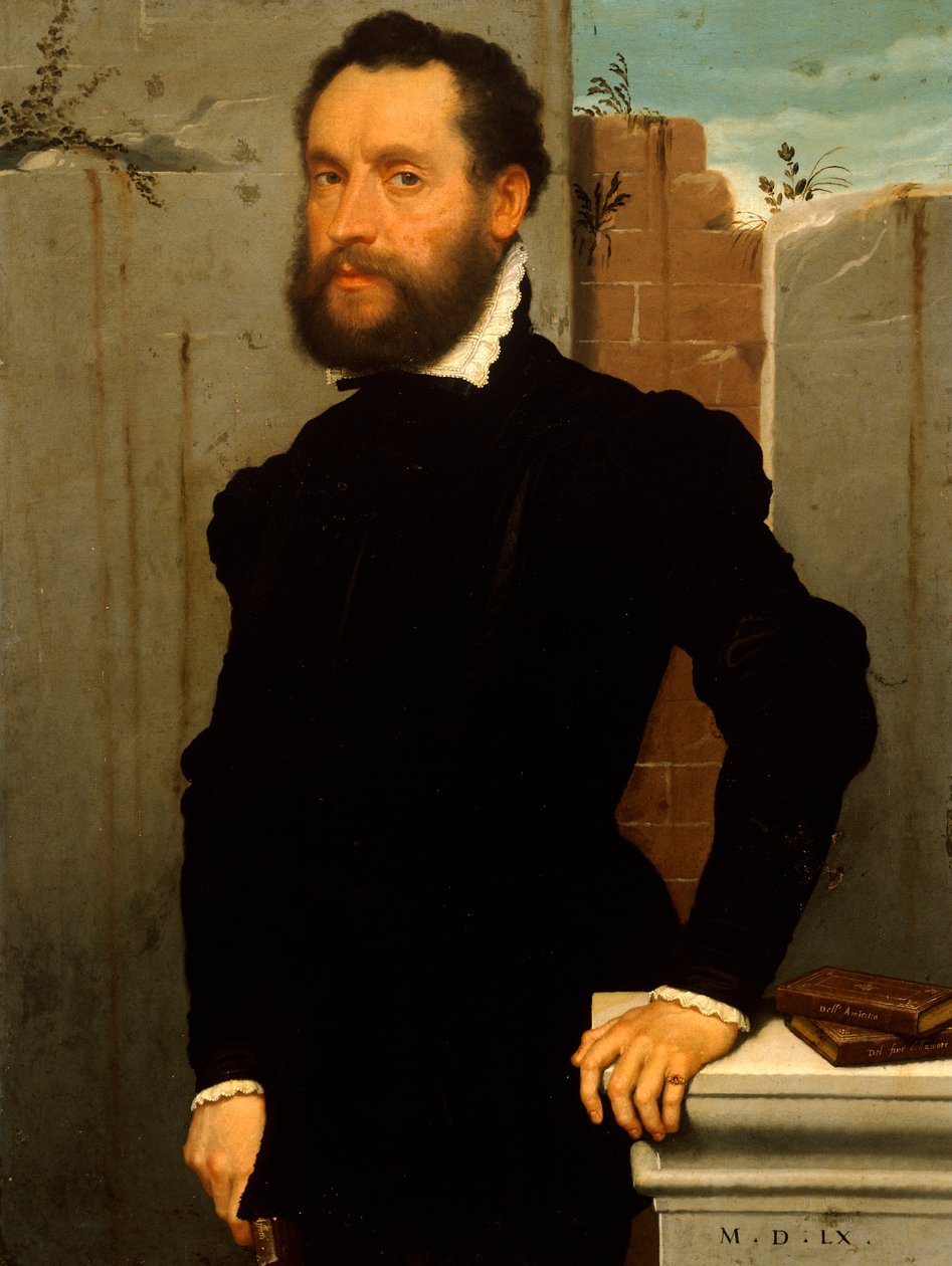 Gentlemanin muotokuva (öljy kankaalle) tekijältä Giovanni Battista Moroni