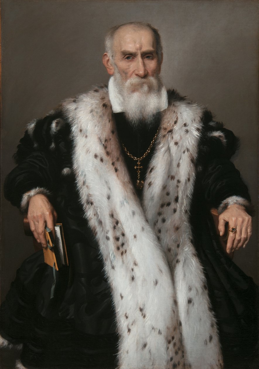 Gian Girolamo Albanin muotokuva 1504-1591, 1573. tekijältä Giovanni Battista Moroni