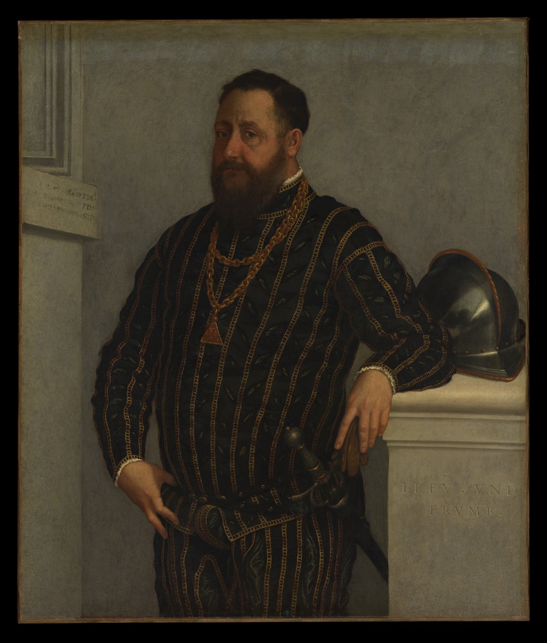 Miehen muotokuva tekijältä Giovanni Battista Moroni
