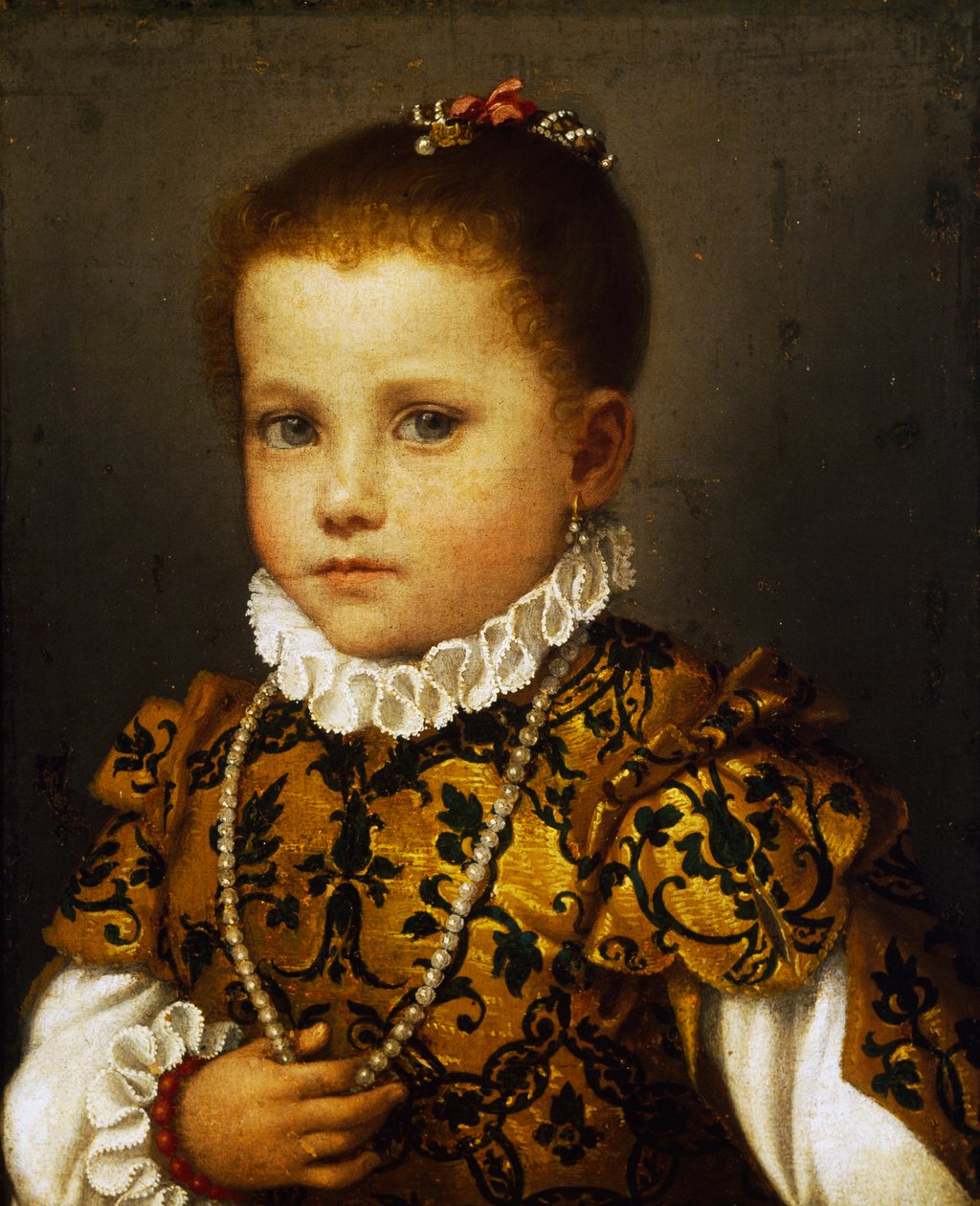 Pienen tytön muotokuva Redettin talosta tekijältä Giovanni Battista Moroni