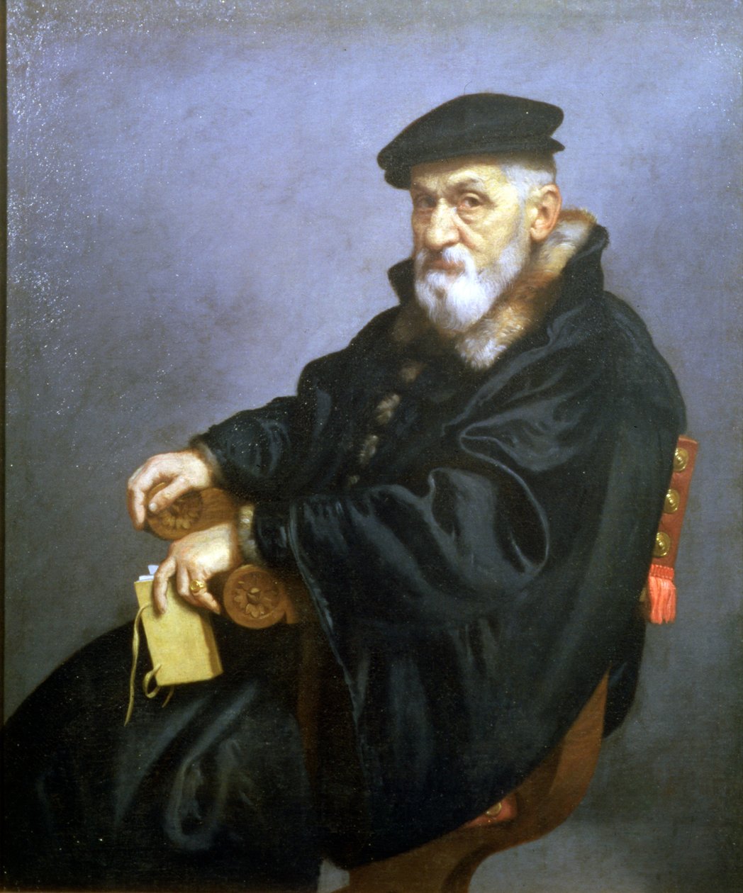 Vanhan miehen muotokuva (öljy kankaalle) tekijältä Giovanni Battista Moroni