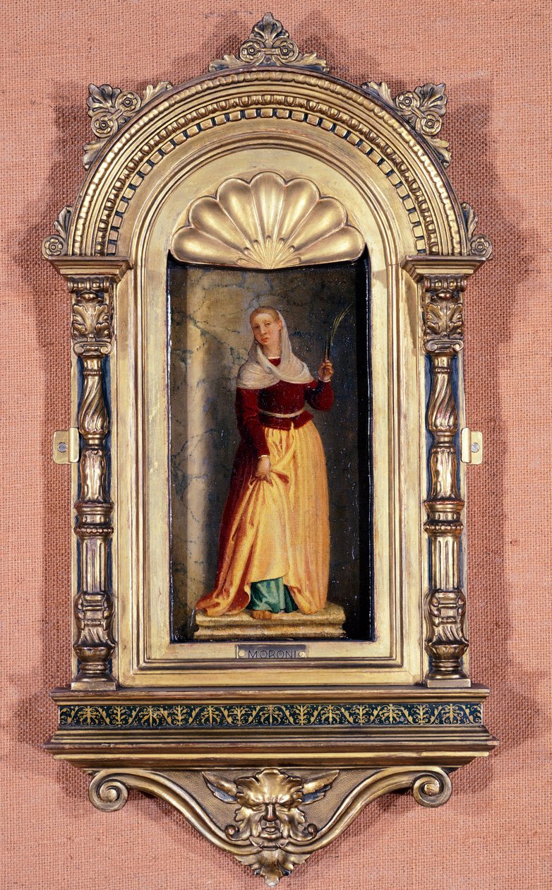 Saint Lucia por Francesca Battista Morone (cerca de 1525-158) tekijältä Giovanni Battista Moroni