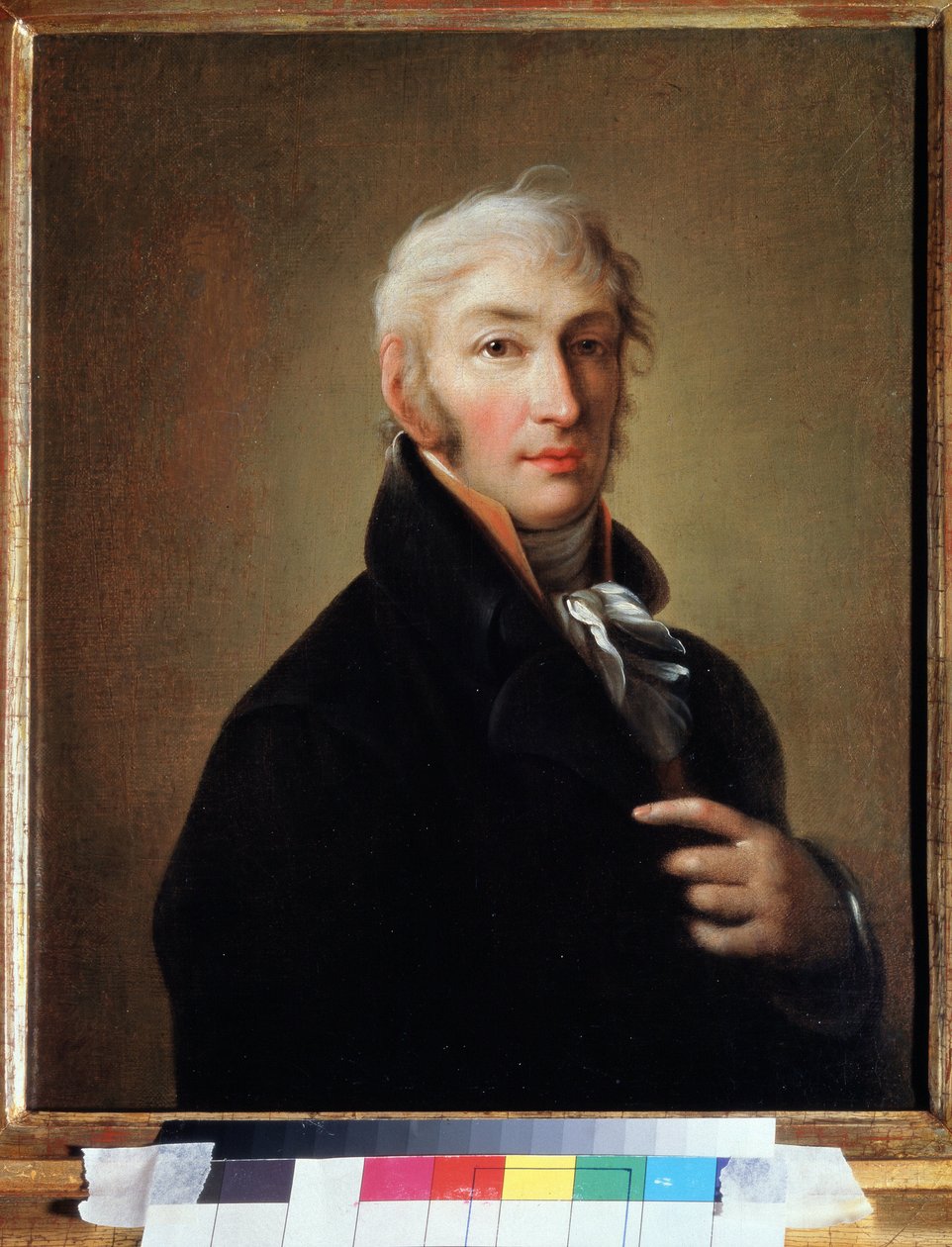 ""Venäläisen kirjailijan ja historioitsija Nikolai Karamzinen (1766-1826) muotokuva"" Giovanni Battista Damon Ortolanin (1750-noin 1810) maalaus 1805 A. Pushkinin muistomuseo Pietari tekijältä Giovanni Battista Ortolani Damon