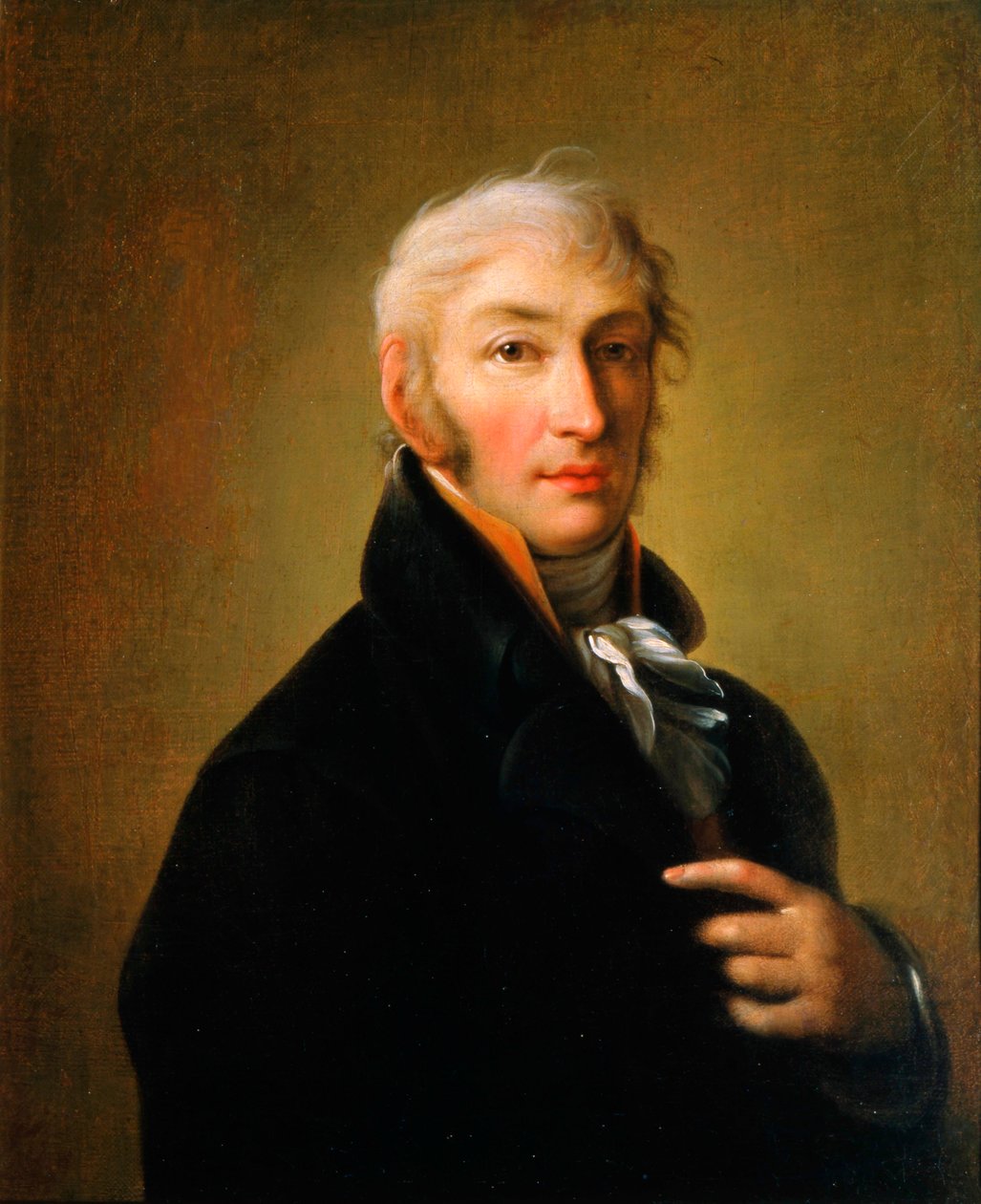 Muotokuva kirjailijasta ja historioitsijasta Nikolay M Karamzinista, 1805 tekijältä Giovanni Battista Ortolani Damon