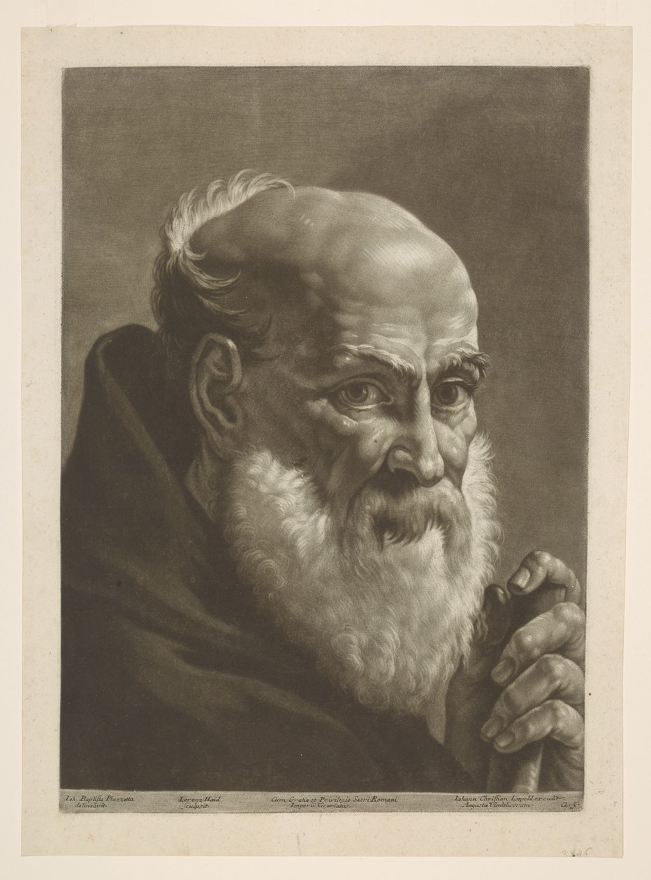 Partainen munkki tekijältä Giovanni Battista Piazzetta