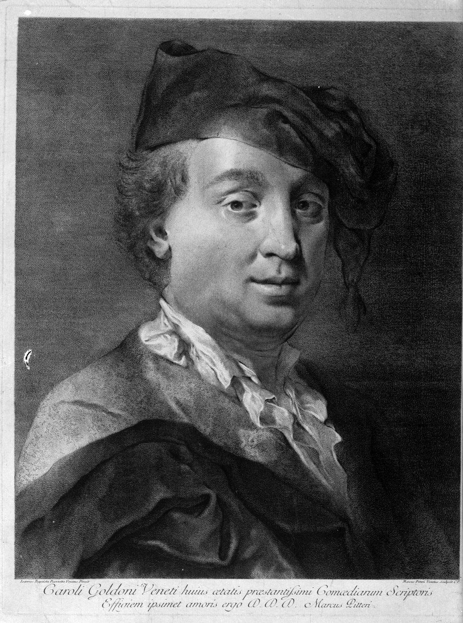 Carlo Goldoni 1707-1793, 1700-luvun puoliväli. tekijältä Giovanni Battista Piazzetta