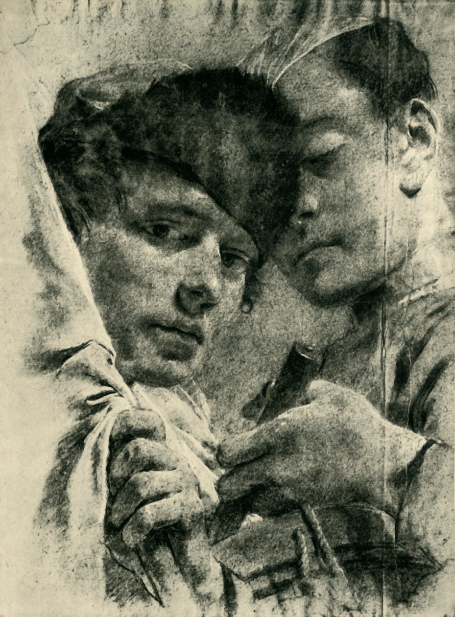Rumpali ja lipunkantaja, 1700-luvun alkupuoli, 1943. tekijältä Giovanni Battista Piazzetta