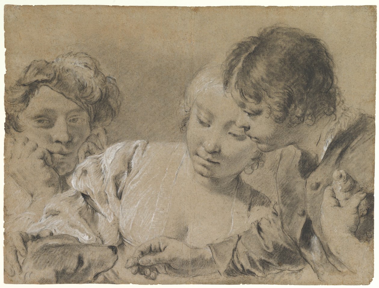 Koiran ruokkiminen tekijältä Giovanni Battista Piazzetta