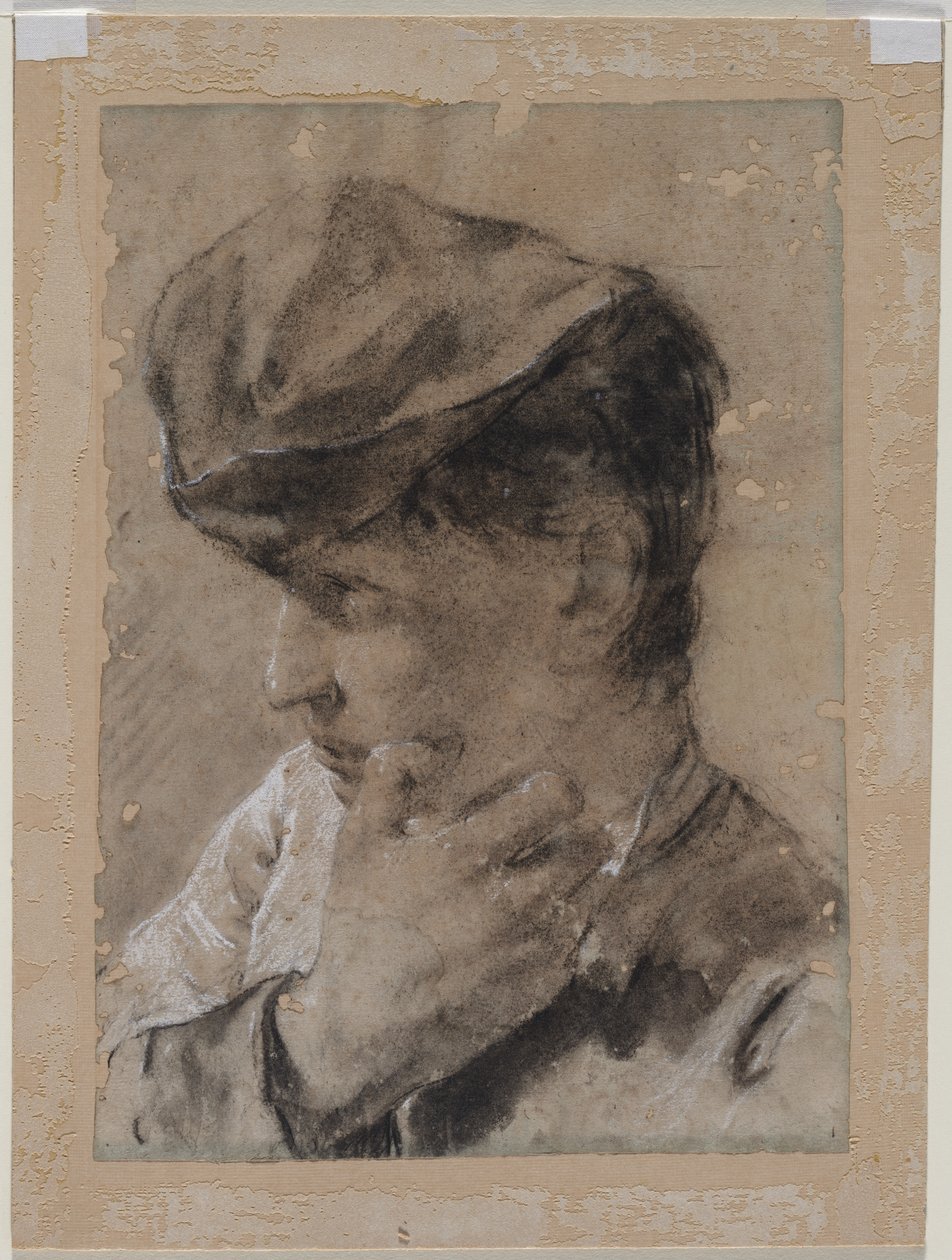 Nuoren miehen pää tekijältä Giovanni Battista Piazzetta