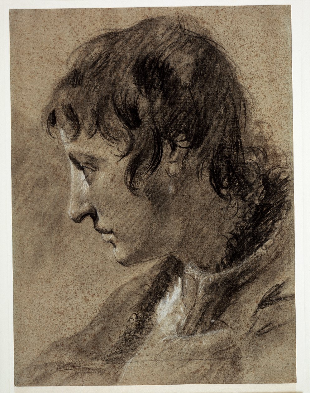 Nuoren miehen pää tekijältä Giovanni Battista Piazzetta