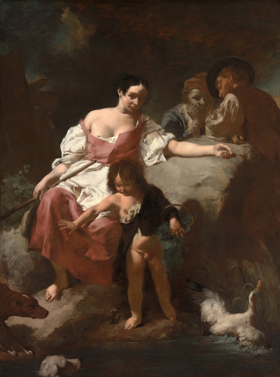 Pastoraalinen kohtaus tekijältä Giovanni Battista Piazzetta