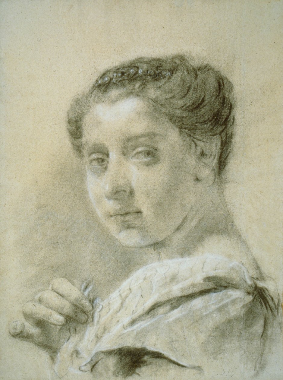Nuoren naisen muotokuva tekijältä Giovanni Battista Piazzetta