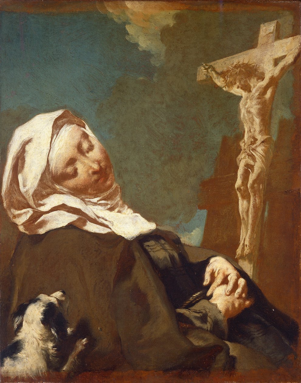 Saint Margaret of Cortona tekijältä Giovanni Battista Piazzetta
