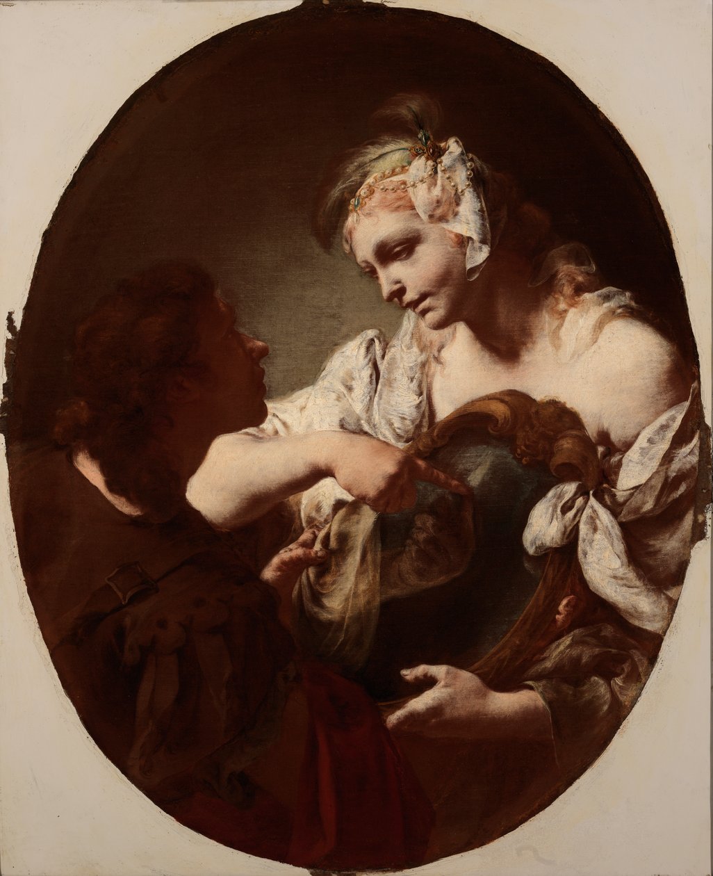 Taikapeili, 1700-luvun alku tekijältä Giovanni Battista Piazzetta